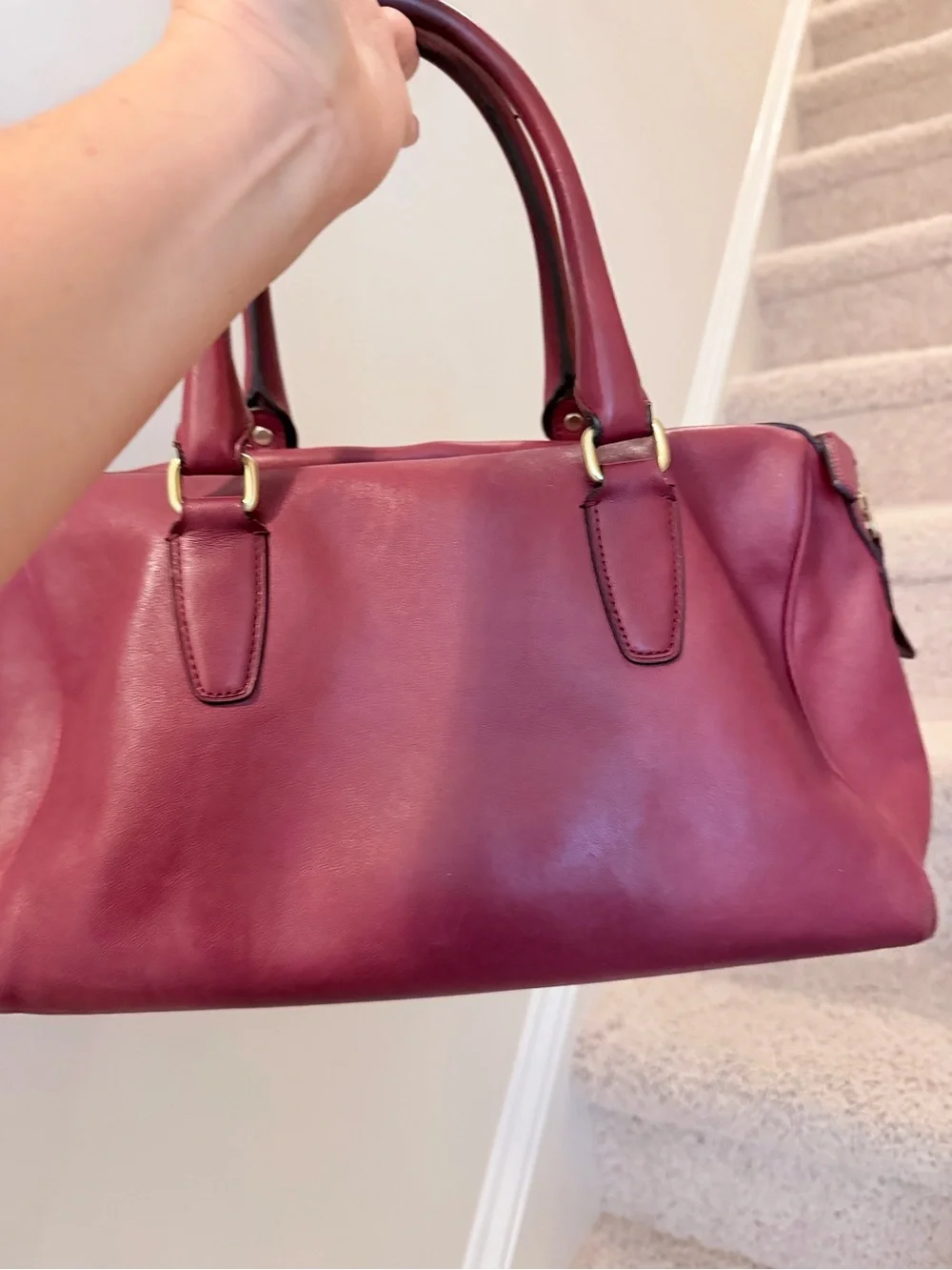 COACH Legacy Haley Leather Satchel 23574